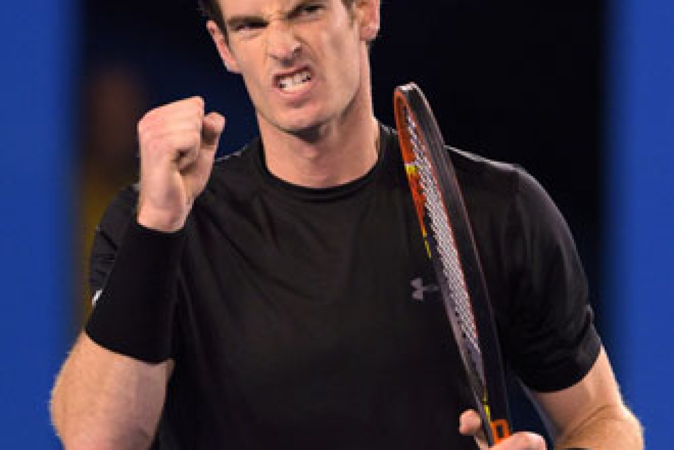 Andy Murray, the man in black. Photo: Getty