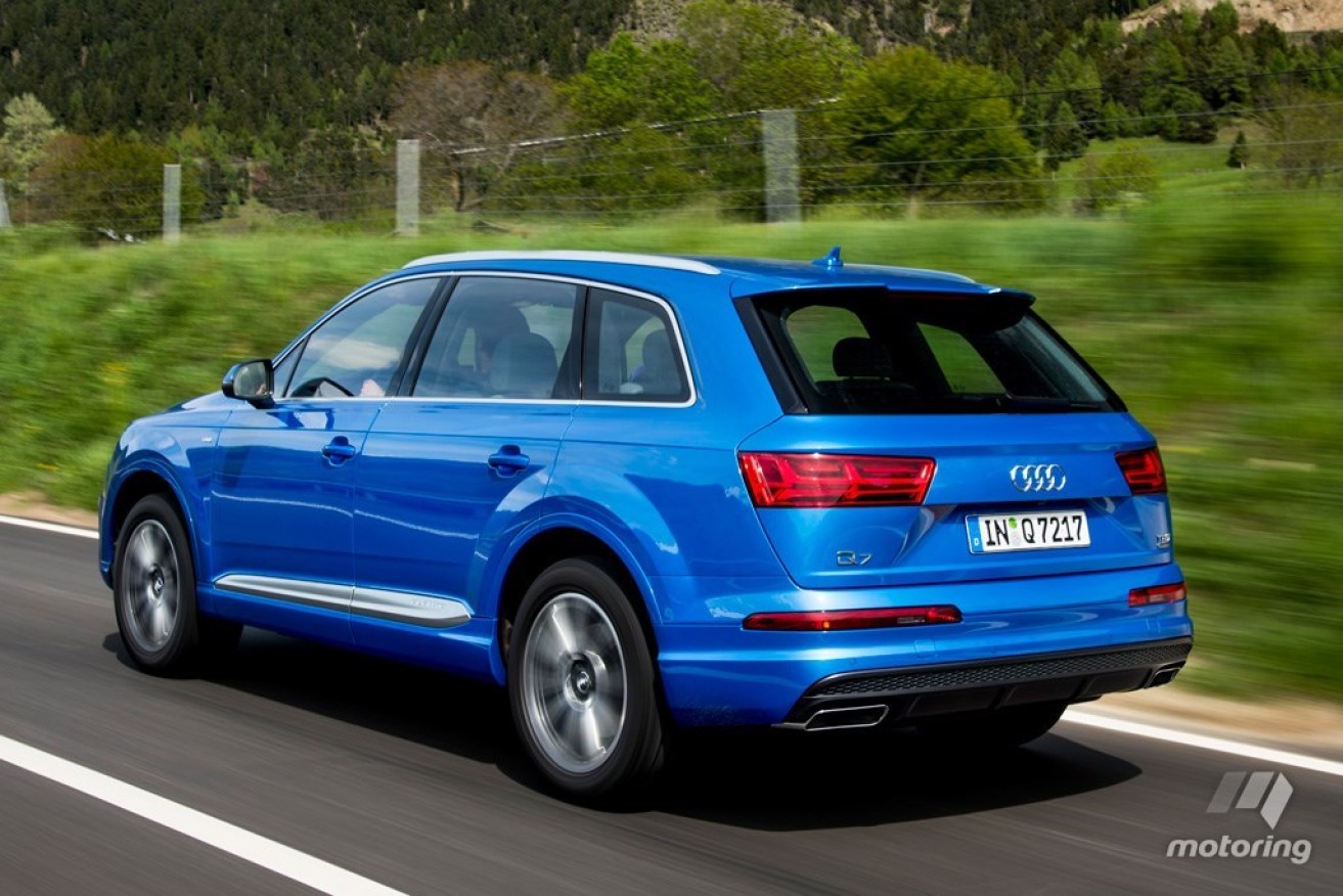 Fuel-efficient, light and spacious: the new Audi Q7. Photo: motoring.com.au