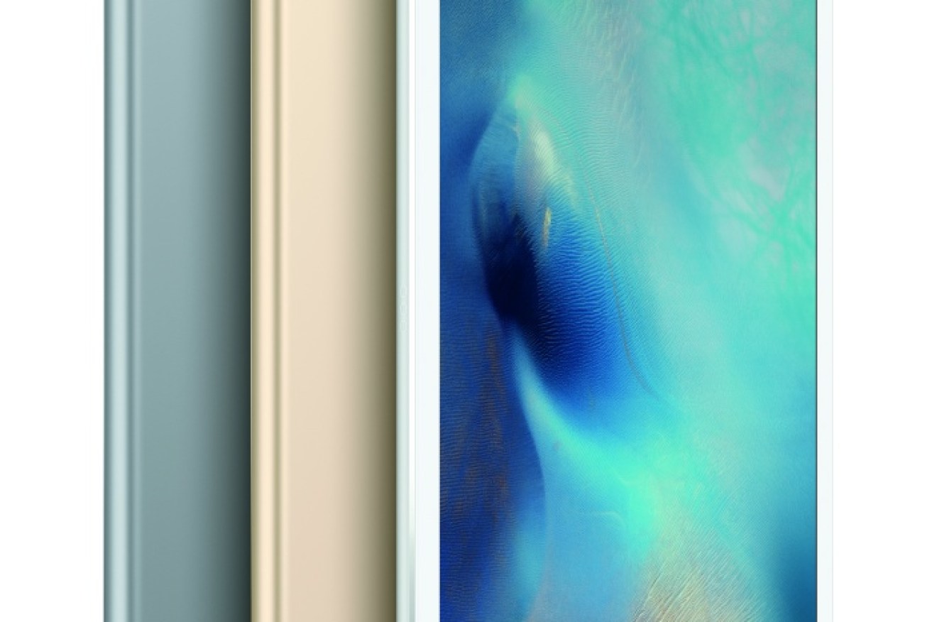 The iPad Pro is noticeably heavier than its predecessors. Photo: Apple