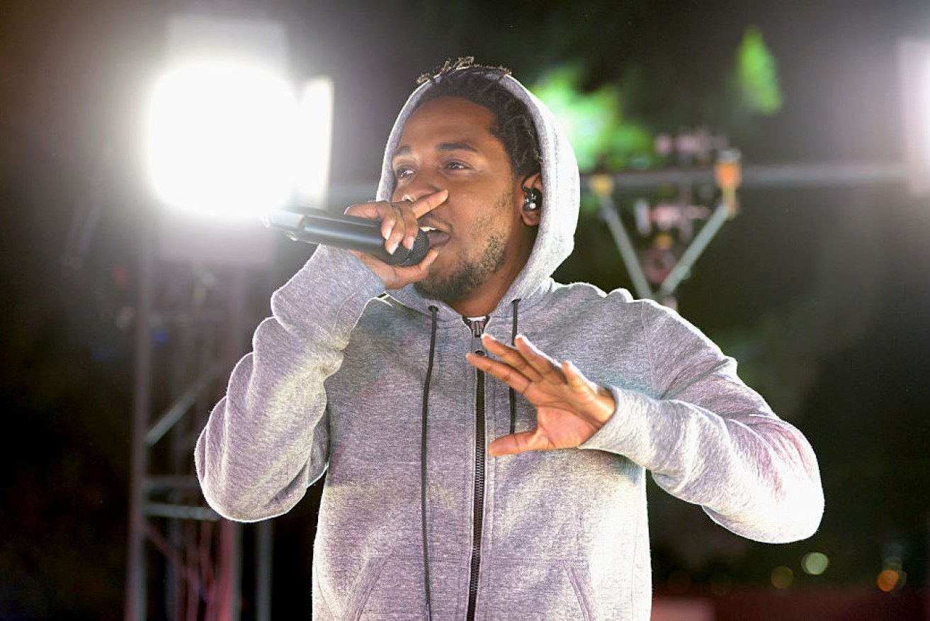 Kendrick Lamar has won the prestigious Pulitzer Prize for music. Photo: Getty