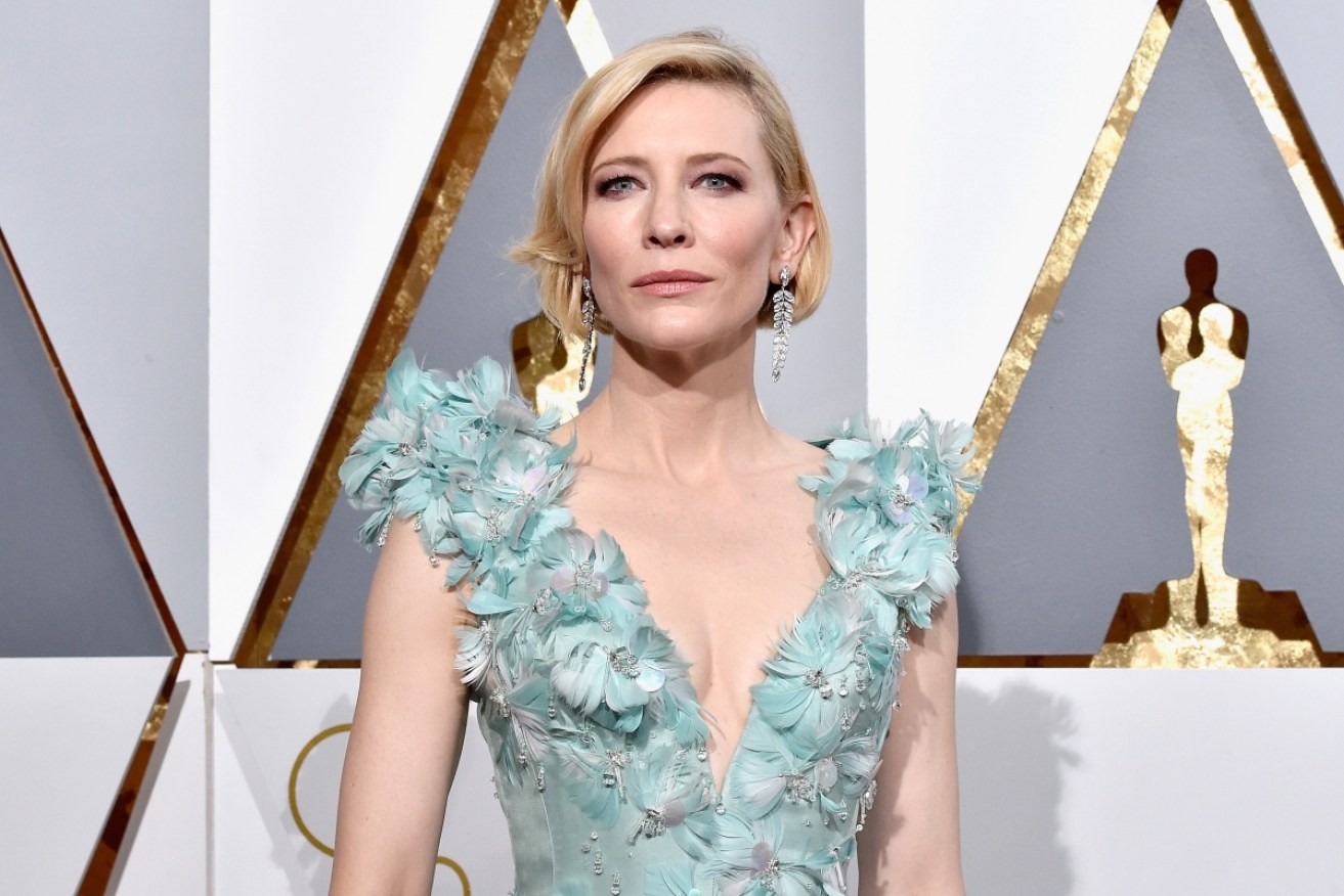 Cate Blanchett says her oldest son reads all her scripts and helps pick her roles.