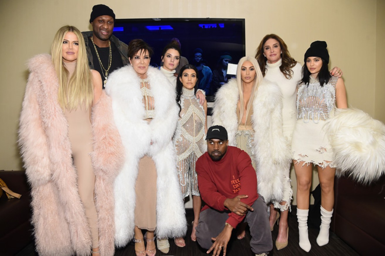 Kylie Jenner (pictured far right) is part of the popular Kardashian/Jenner clan. Photo: Getty