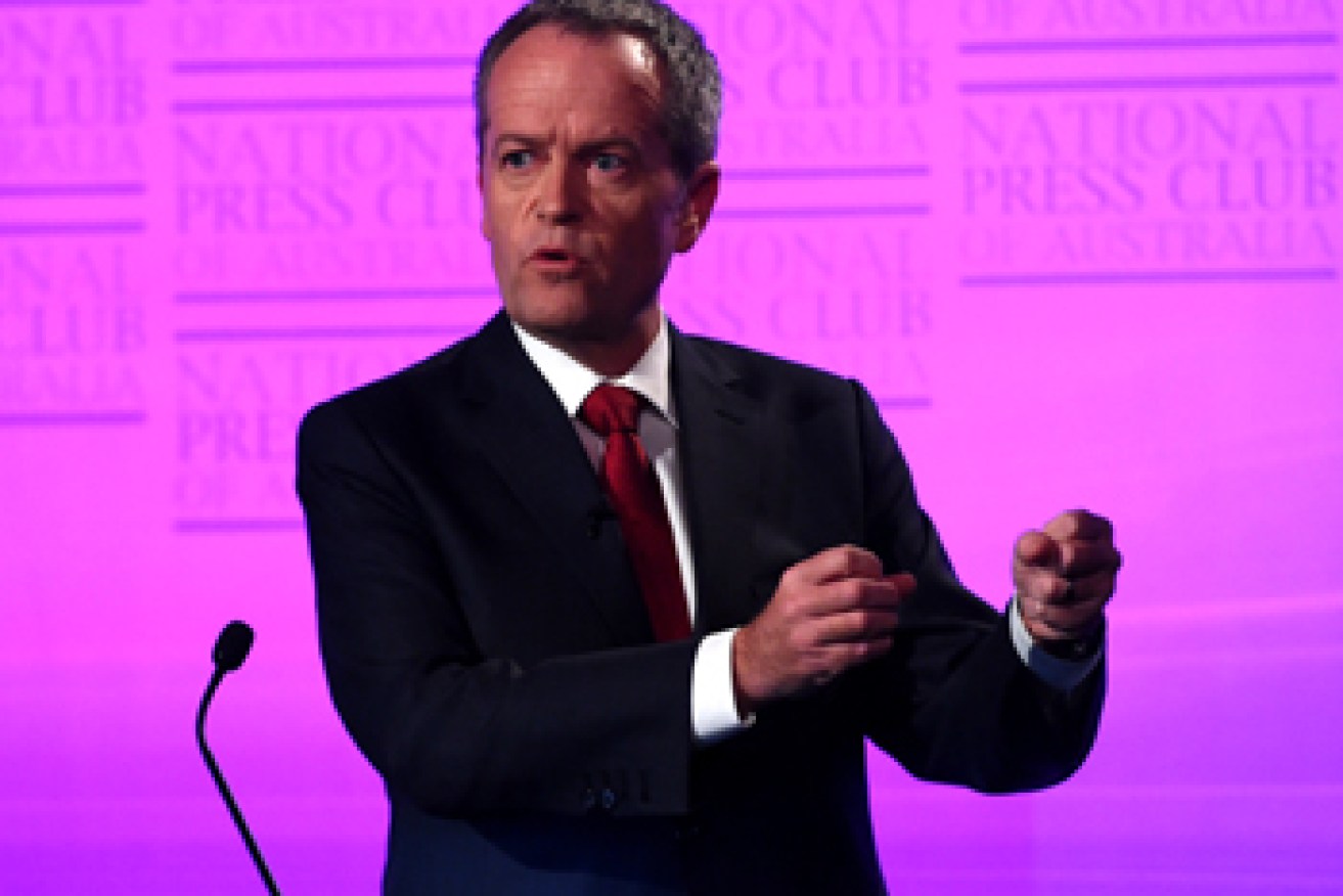 Bill Shorten said his childcare packages would positively affect mums. Photo: AAP
