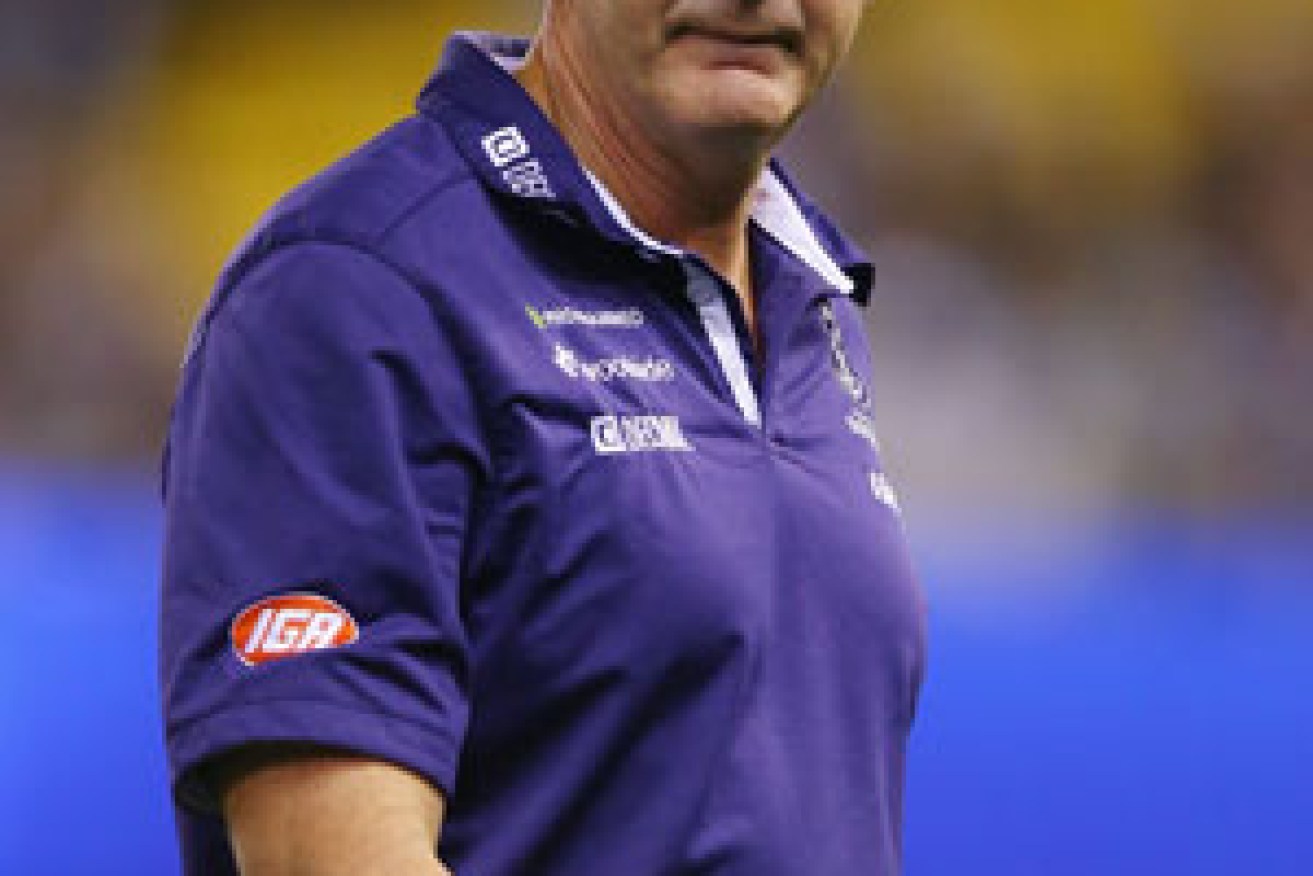 Ross Lyon's set for another tough week. Photo: Getty