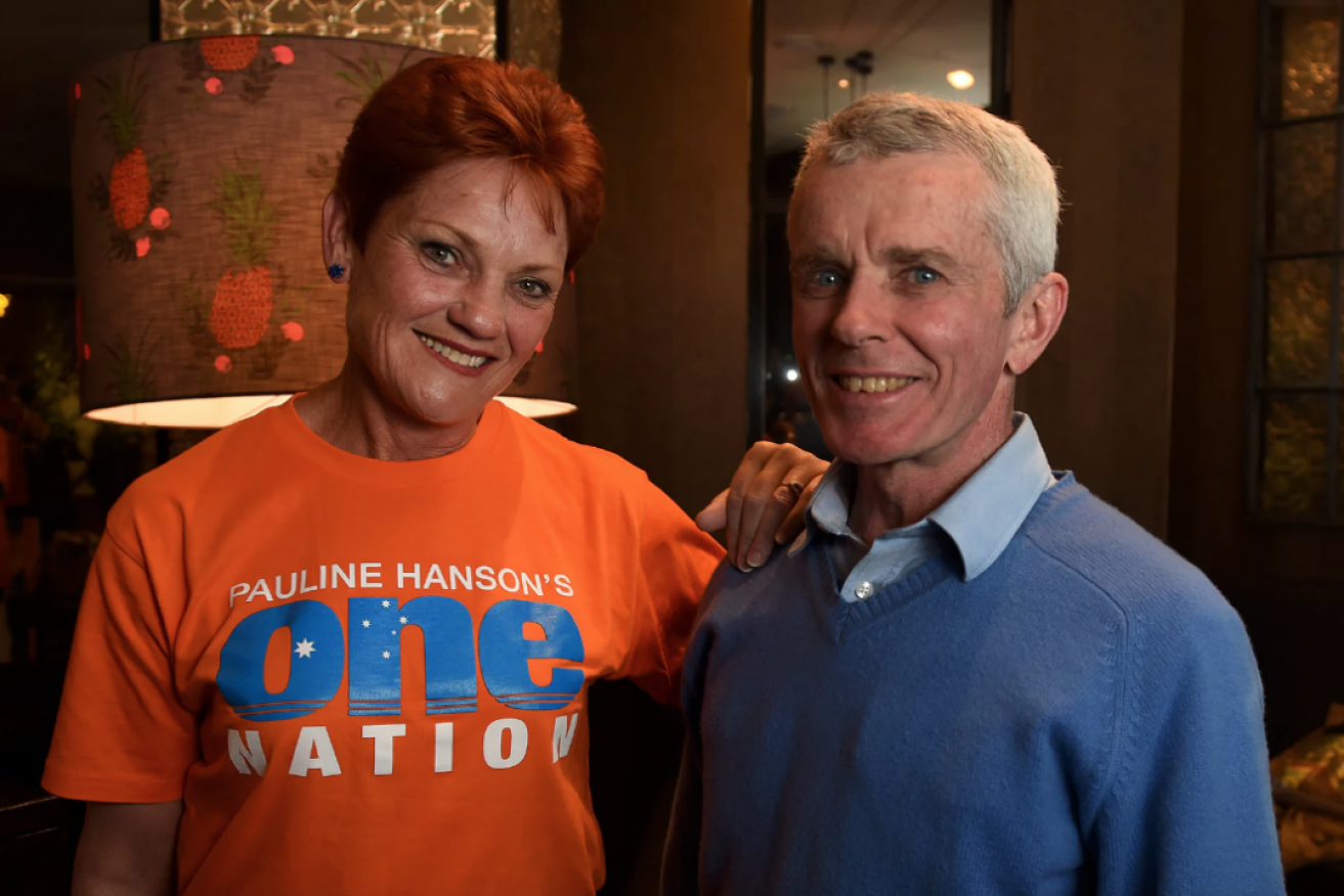 Pauline Hanson and Malcolm Roberts, One Nation's other Queensland Senator. 