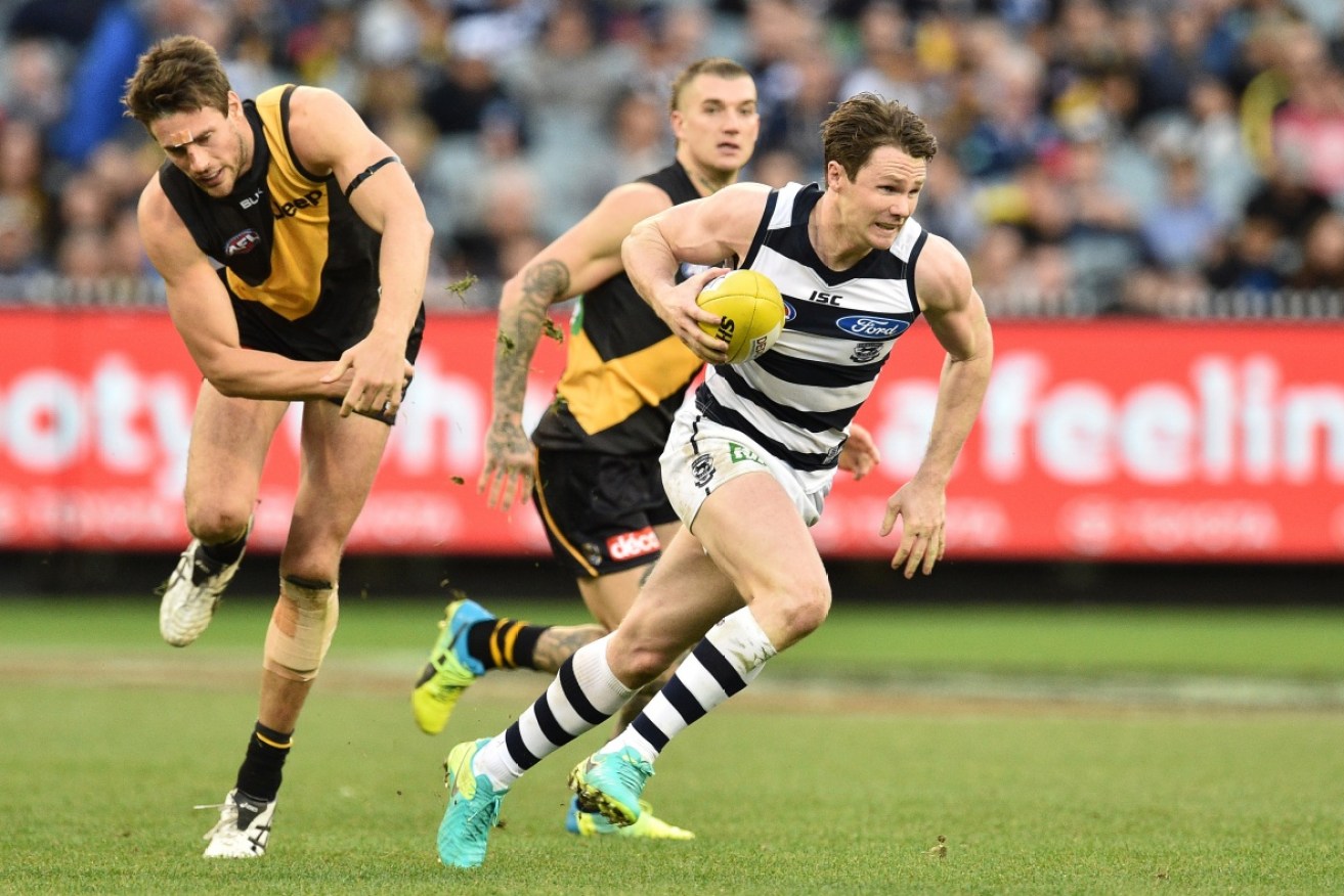 Dangerfield has been a revelation this season for his new club Geelong. 