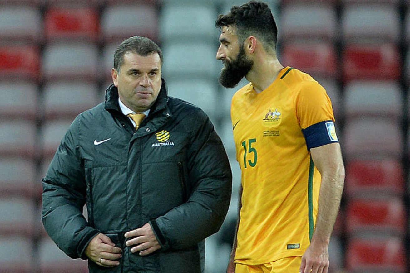 Socceroos coach Ange Postecoglou and captain Mile Jedinak face a daunting challenge against fourth-ranked Chile.