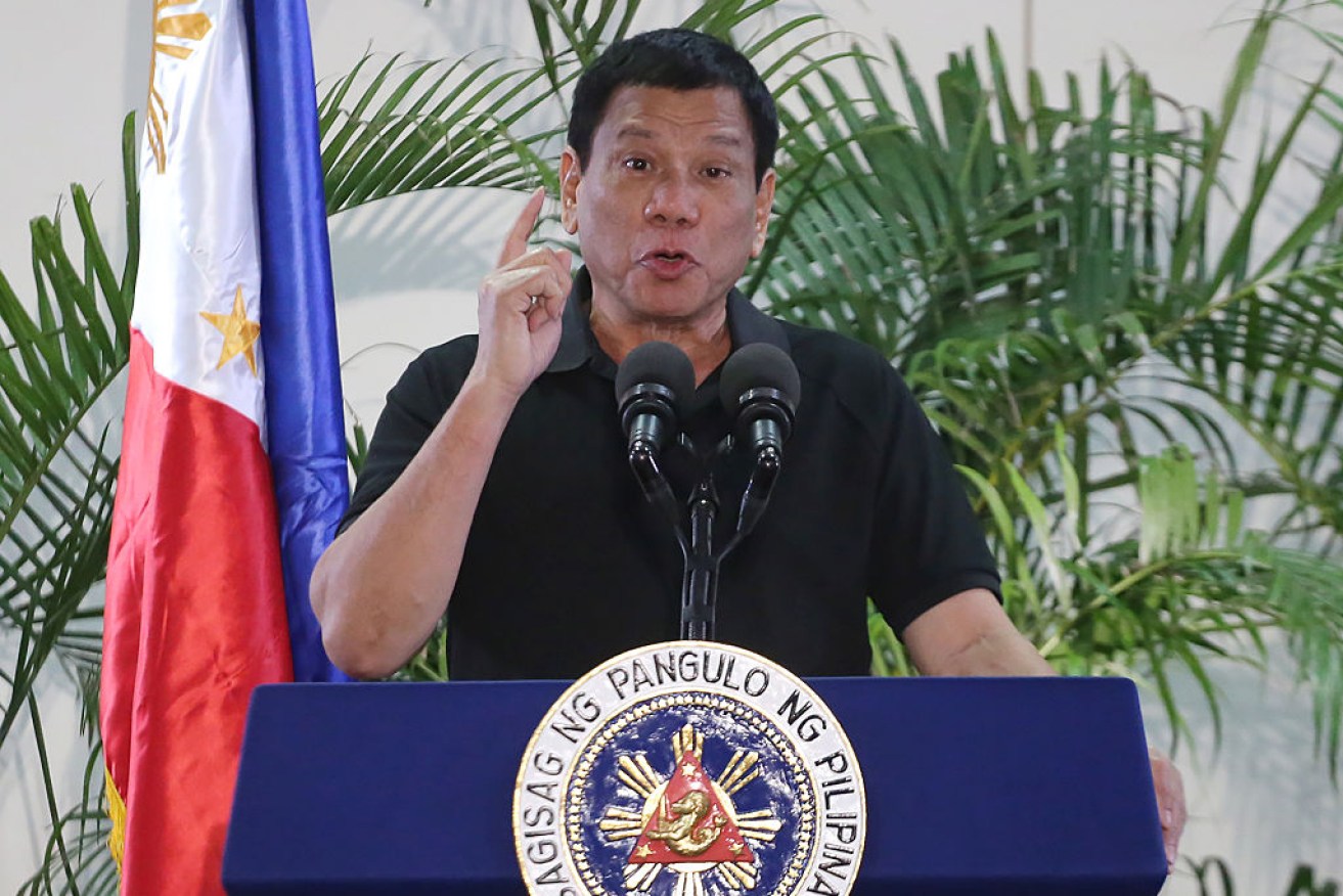 The Philippine President Rodrigo Duterte has previously joked about sexual assault. 