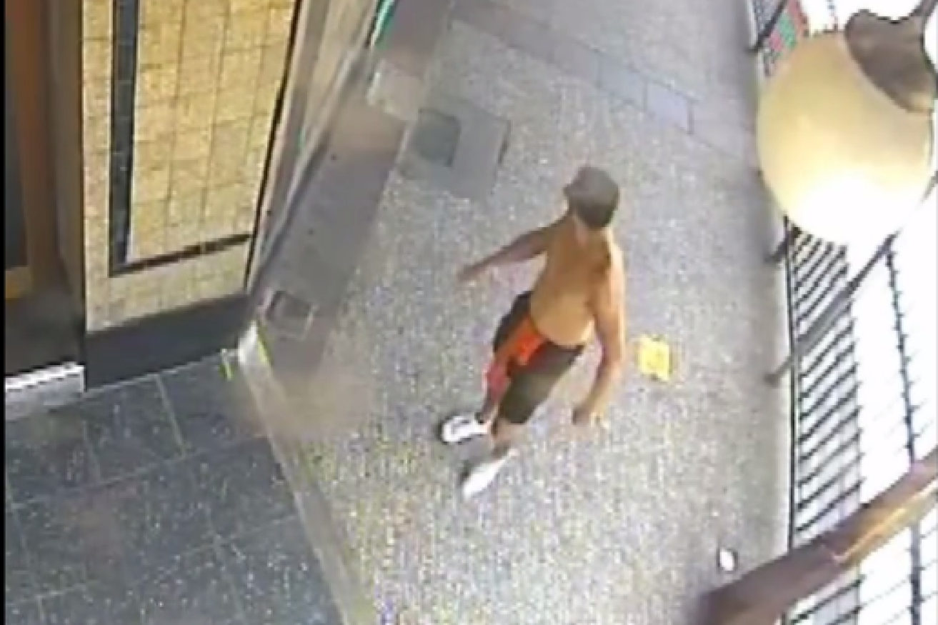 CCTV footage in the area of the alleged attack released by Queensland Police.