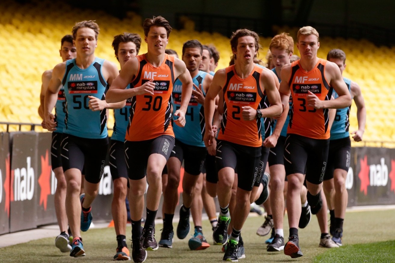 AFL draft camps can test a lot of things, but not heart and smarts. 