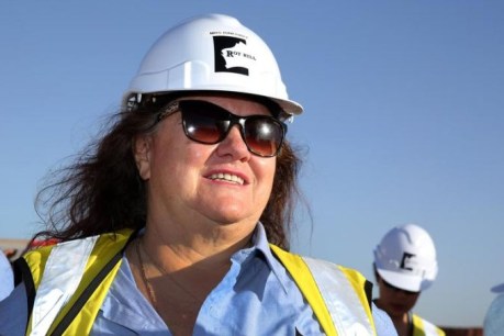 The IPA is taking Gina Rinehart for a ride