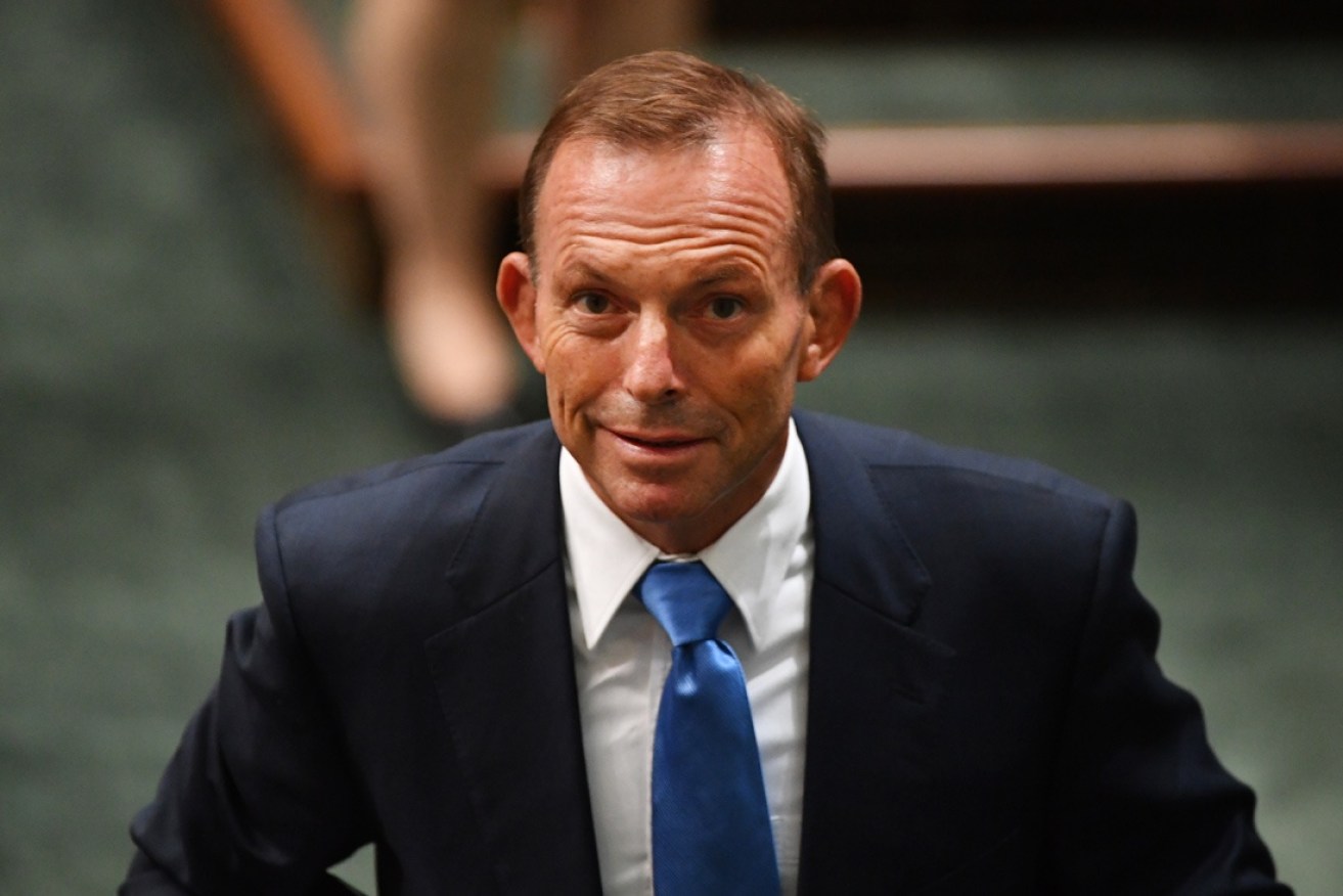 Tony Abbott said he suffered minor injuries.