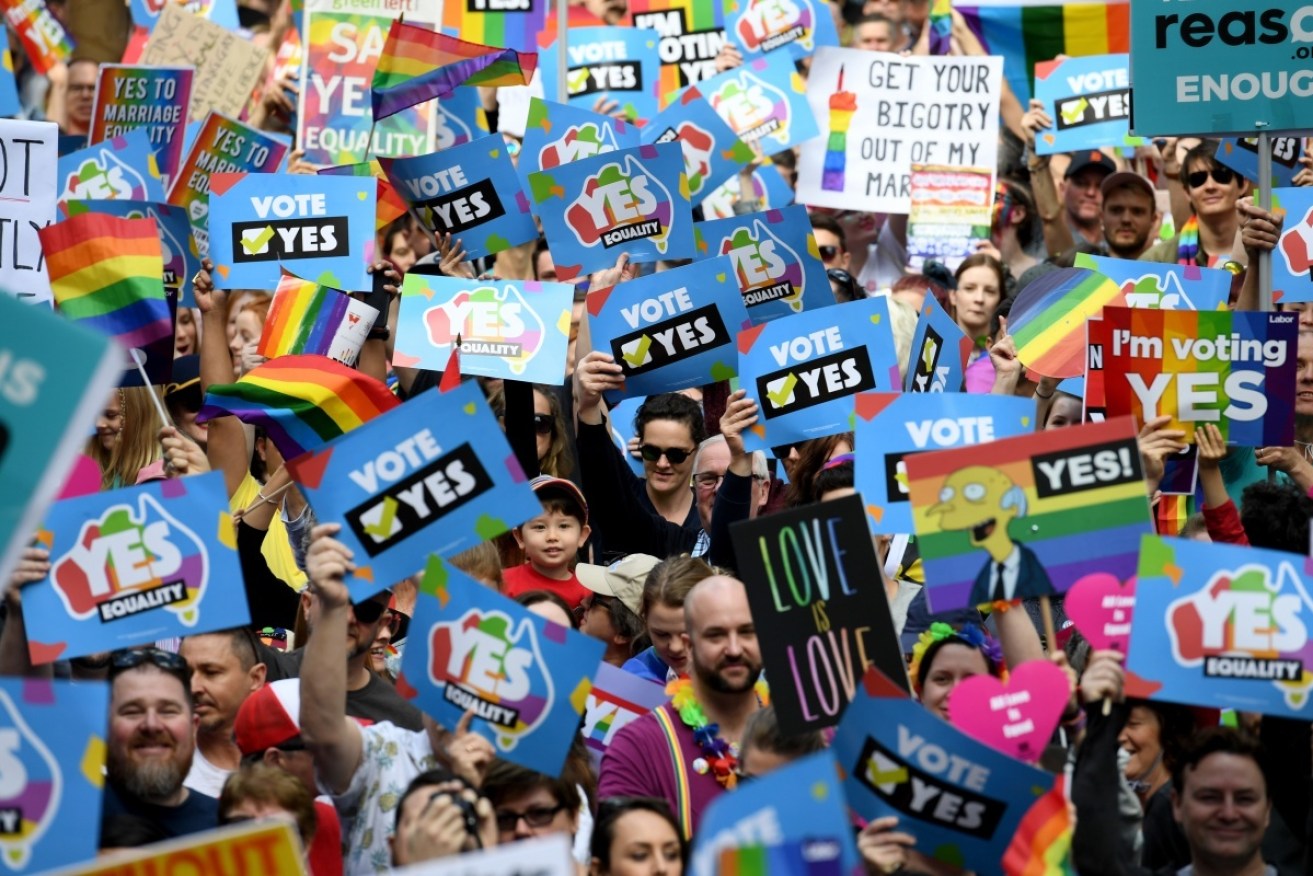 Marriage equality though the overwhelming 'yes' vote ended the issue once and for all.