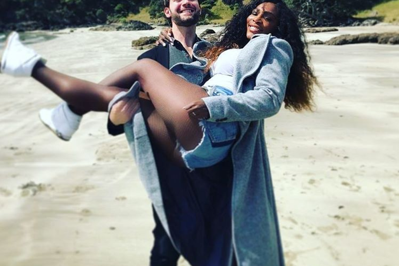 Alex Ohanian and Serena Williams "met by chance" in Rome, she said in a poem when they became engaged.