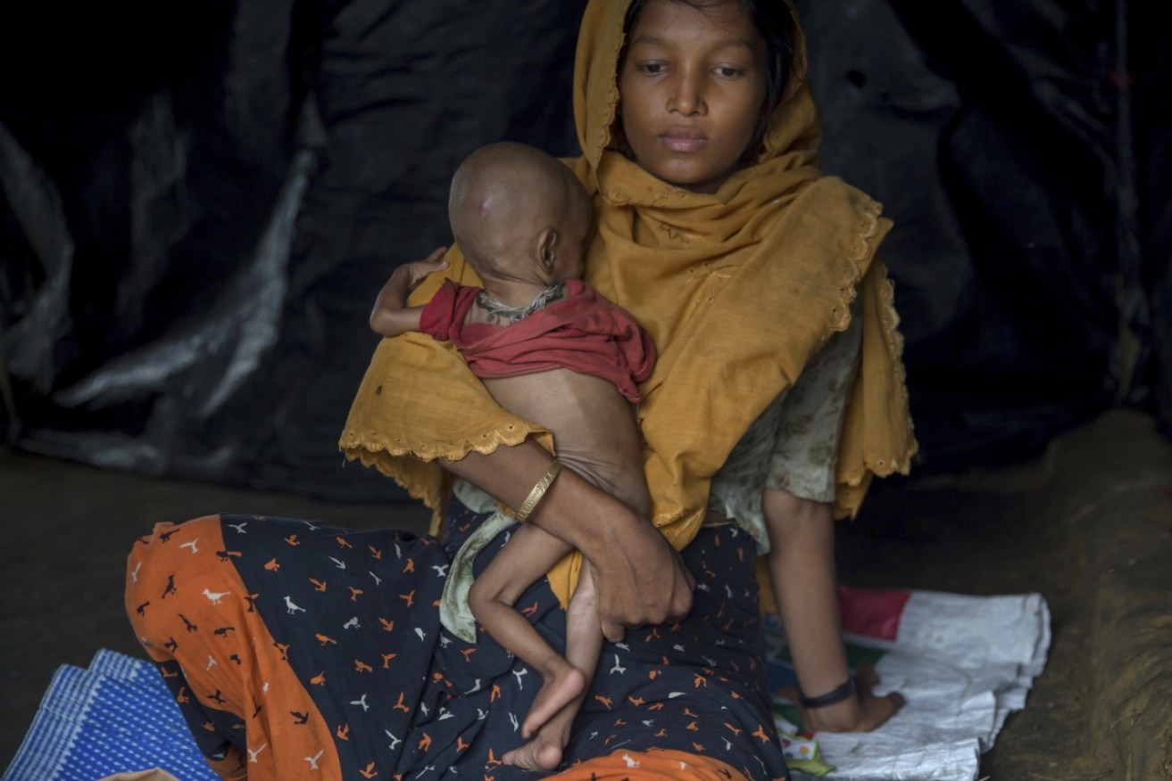 There are an estimated 870,000 Rohingyas living in camps, with five per cent pregnant women. 