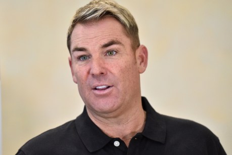 Warne had just ended a liquids-only crash diet