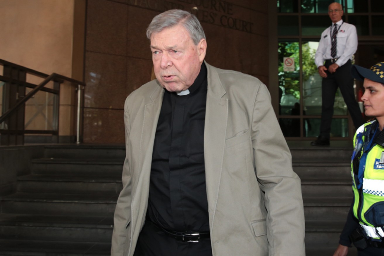 Australia's most senior Catholic leaves court on Monday, March 19.