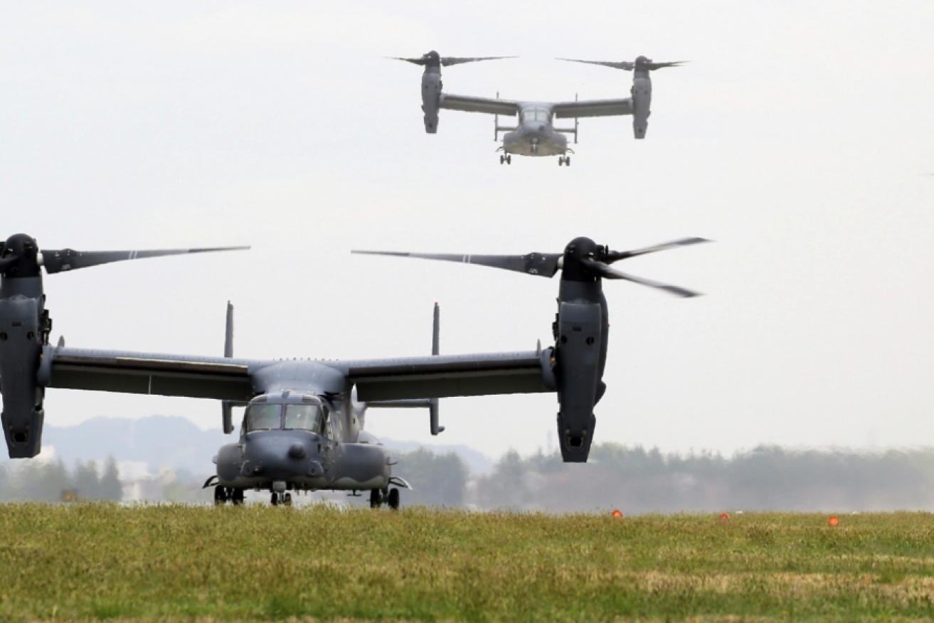 Japan's Amphibious Rapid Deployment Brigade will be equipped with hi-tech tilt-rotor Ospreys to counter Chinese incursions.