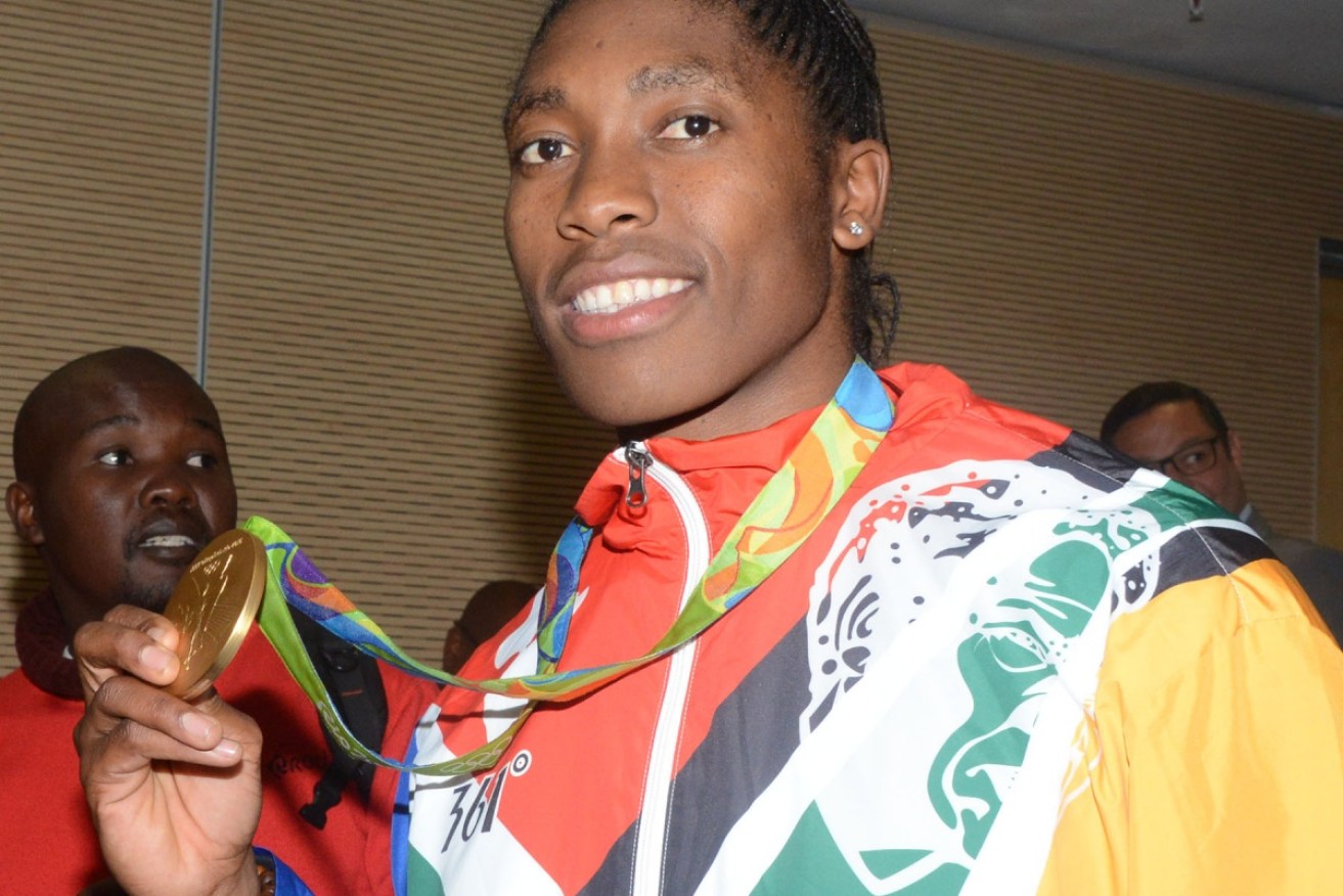 Rio 800m gold medallist Caster Semenya.