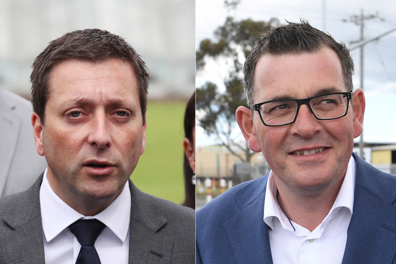 The polls say Liberal leader Matthew Guy will be thrashed for a second time by Premier Daniel Andrews. 