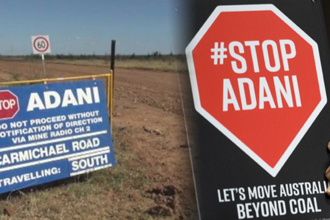 The Adani mega coal mine has been divisive across the political spectrum. Photo: TND
