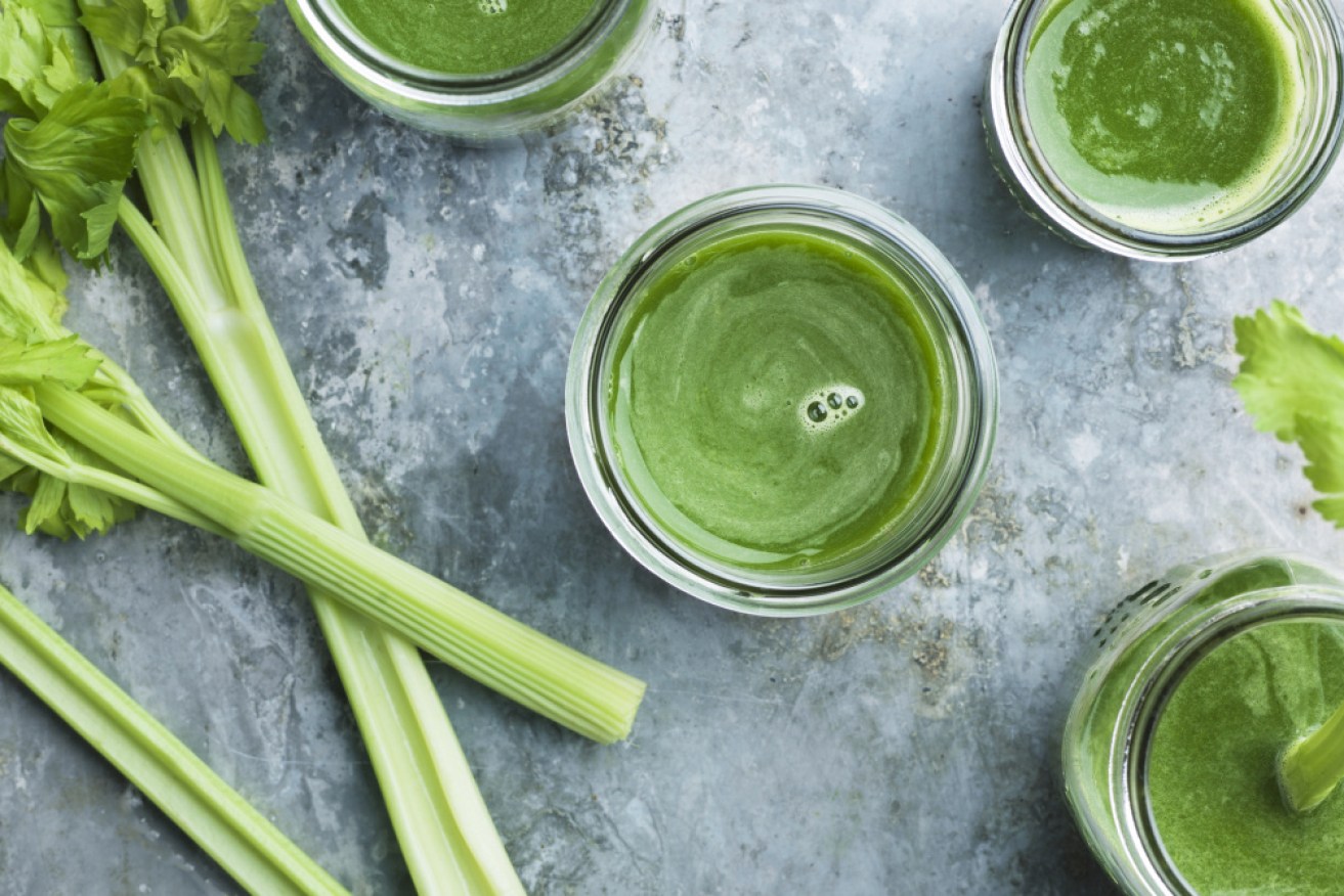 Celery juice is claimed to have miracle healing powers ... but dietitians are not convinced.