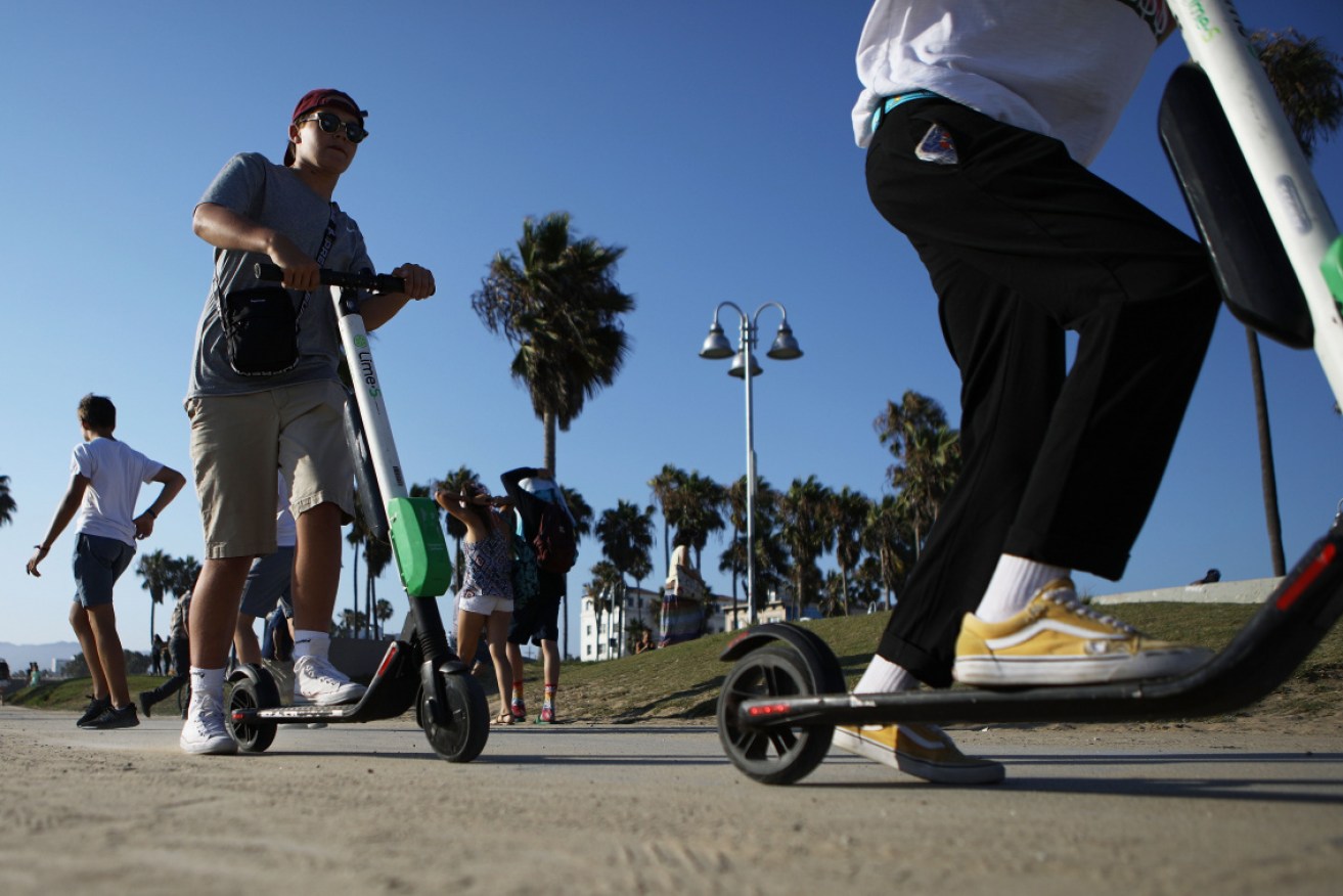 E-scooter riders are being fined for everything from   riding while drunk to footpath speeding.<i>Photo: Getty</i>
