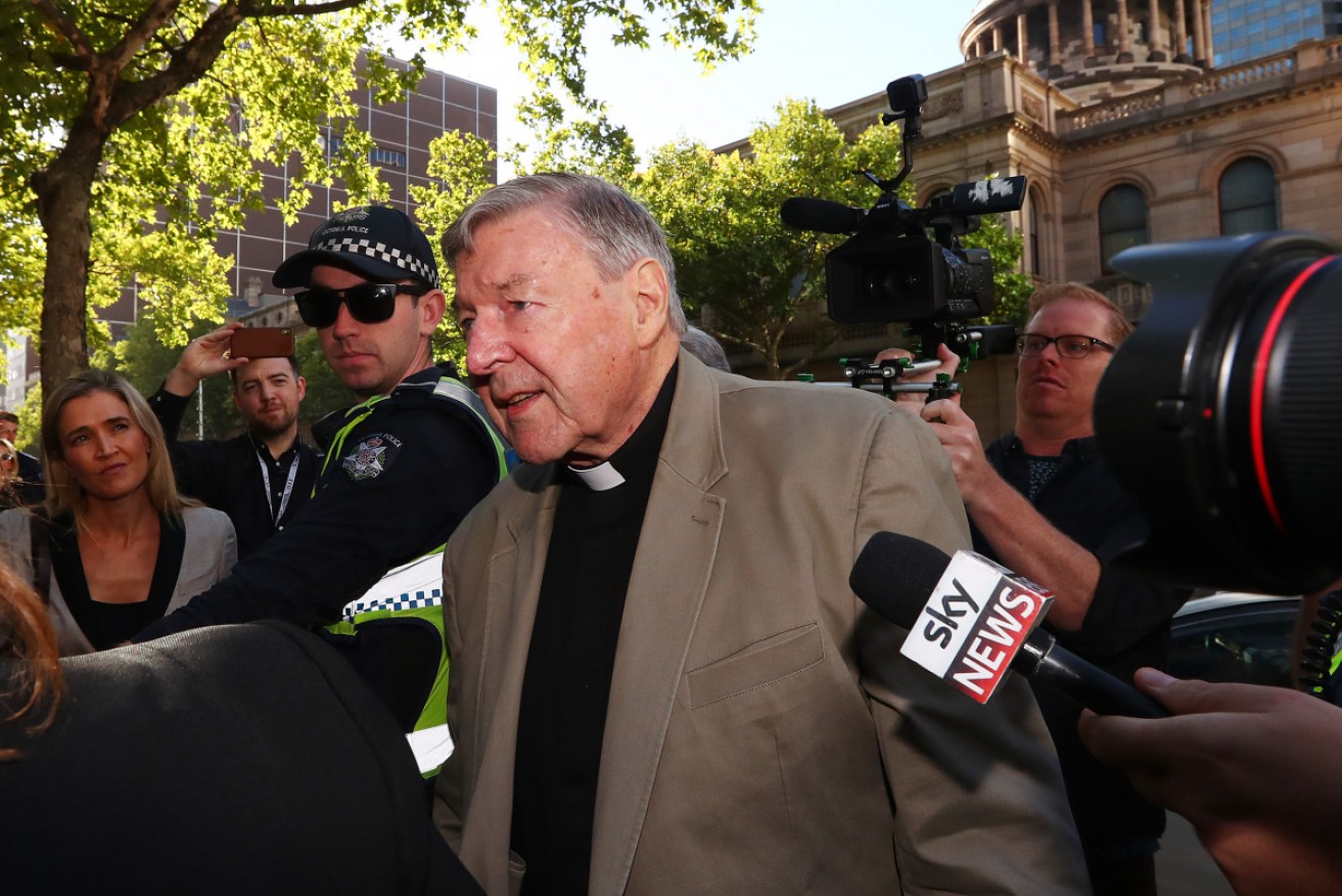 George Pell issued a statement on Tuesday morning, shortly after the High Court decision was handed down.