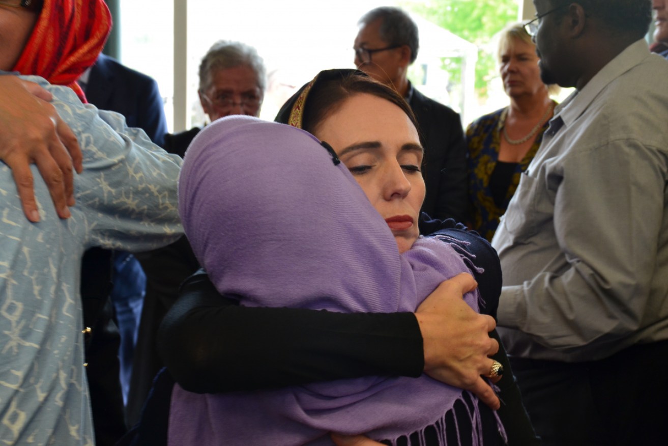 Ms Ardern reached out to the Muslim community on her visit to Christchurch on March 16.