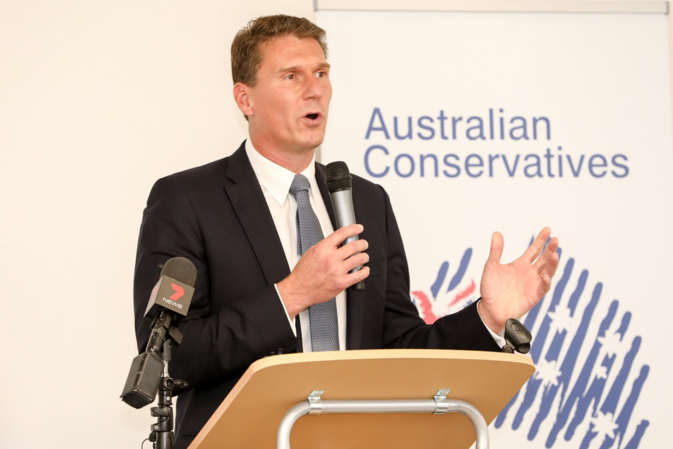 Australian Conservatives leader Cory Bernardi says he is committed to a "consistent policy platform".