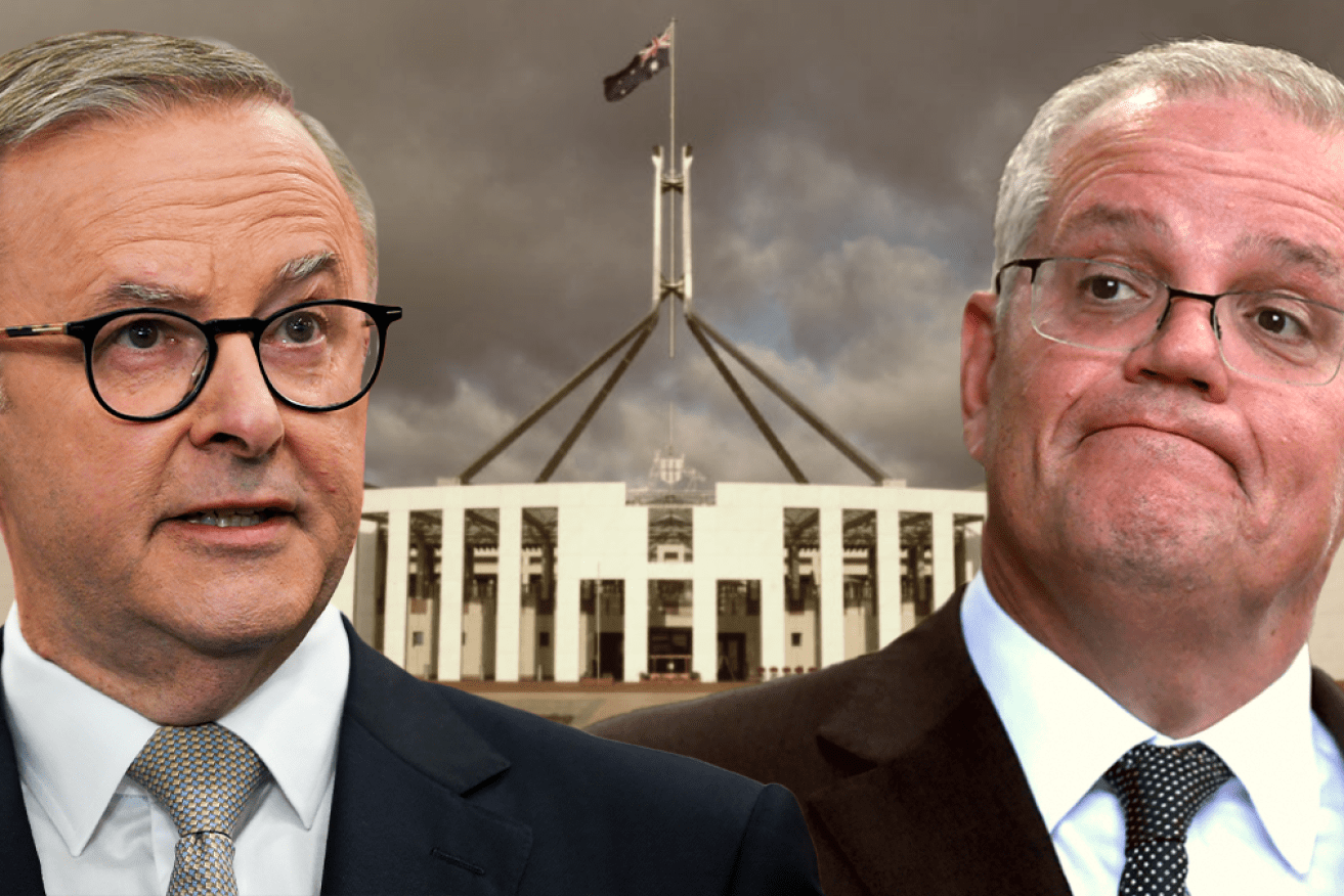 Scott Morrison is now a humble backbencher, but PM Anthony Albanese says legacy is toxic. <i>Photo: TND</i>