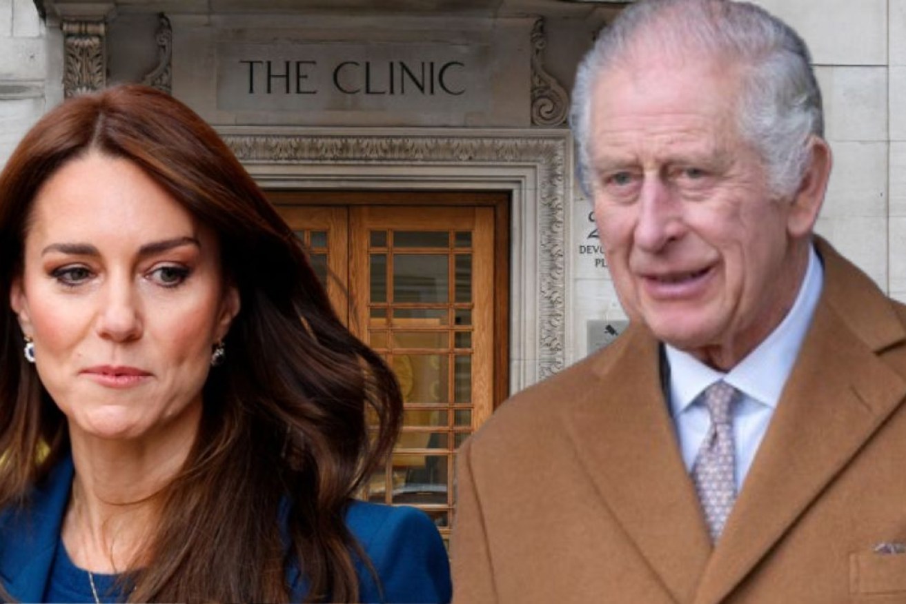 The Princess of Wales is at The London Clinic. King Charles will seek treatment next week.