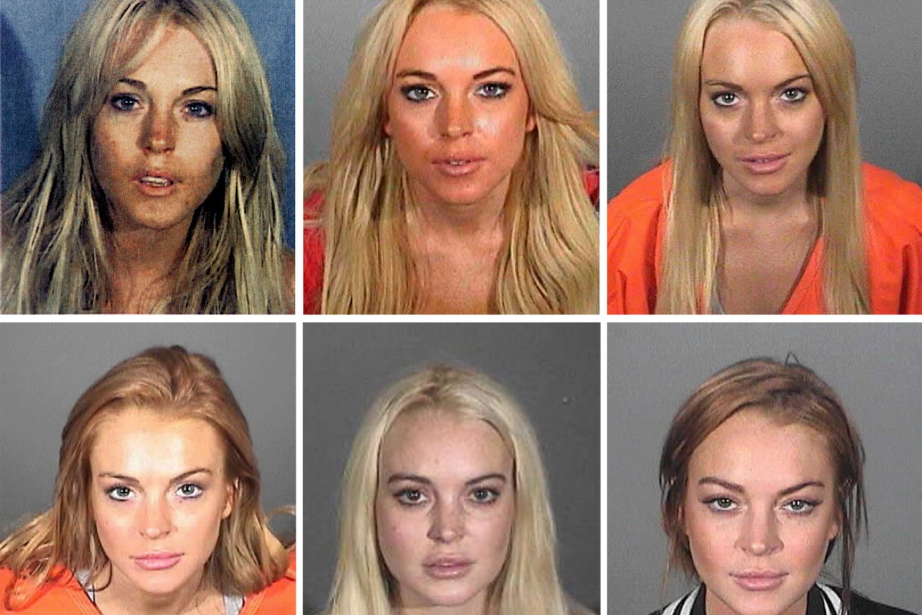 Actress Lindsay Lohan had a series of high-profile run-ins with the law. 
