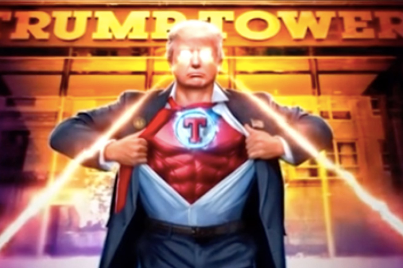 Donald Trump claims his superhero cyber trading cards are lucrative earners.  <i>Photo: Getty</i>