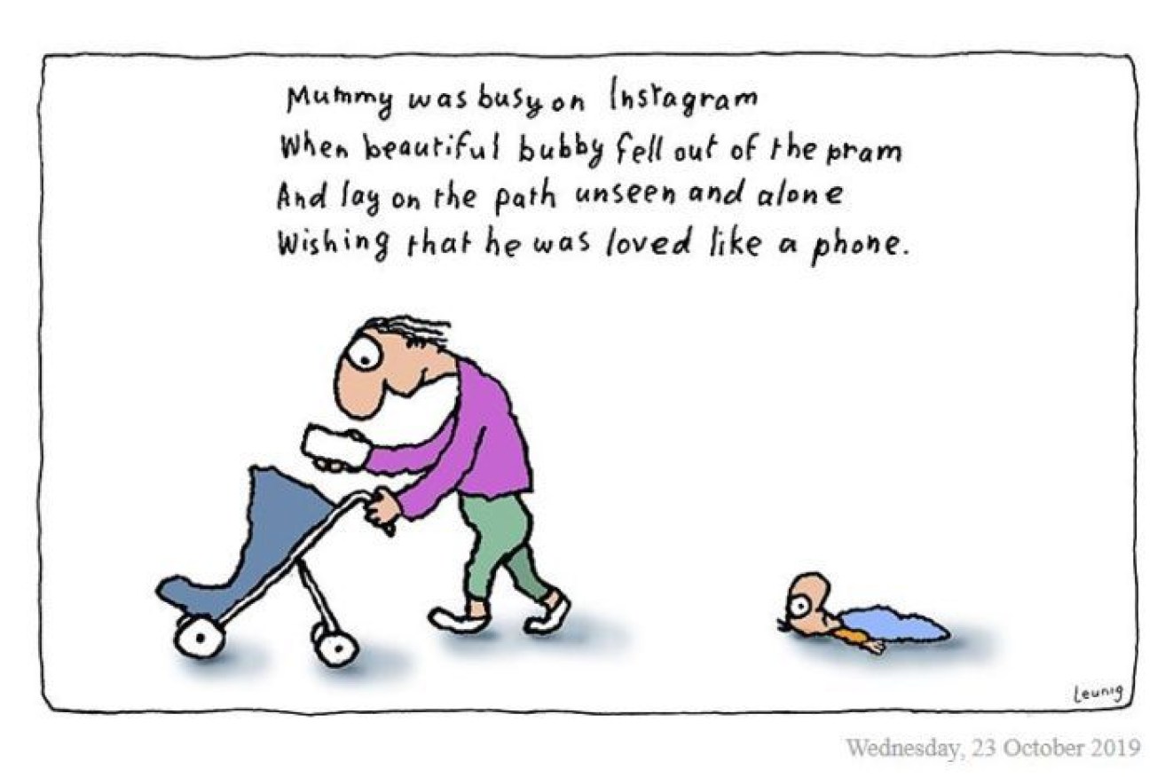 The offending Leunig cartoon appeared in The Age on Wednesday.