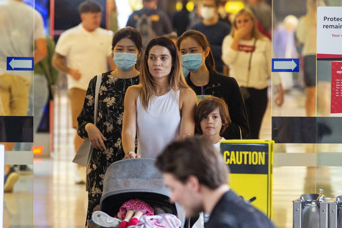 Masks could remain compulsory for NSW shoppers during the busy Christmas season.