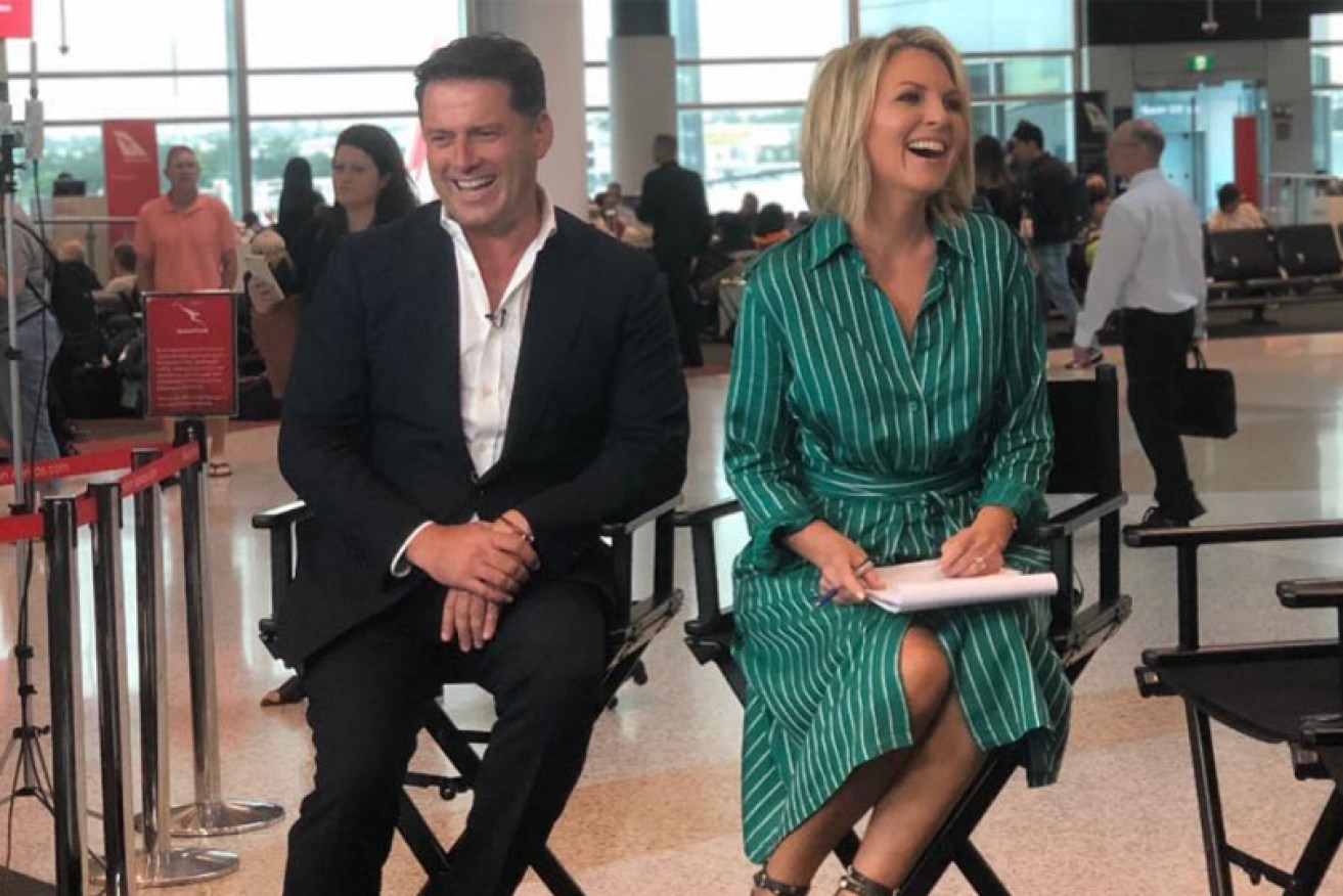 "One of the best mornings I've ever had on the <i>Today</i> show," posted Karl Stefanovic (with Georgie Gardner) last November.