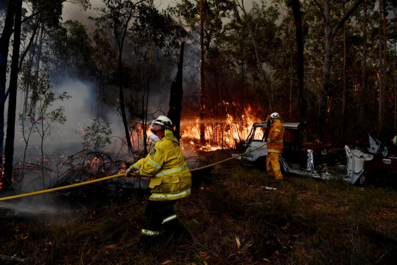 Wet weather hasn't drowned out bushfire risks.