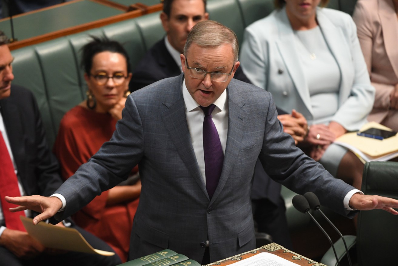 Anthony Albanese is adamant about coal-fired power stations.