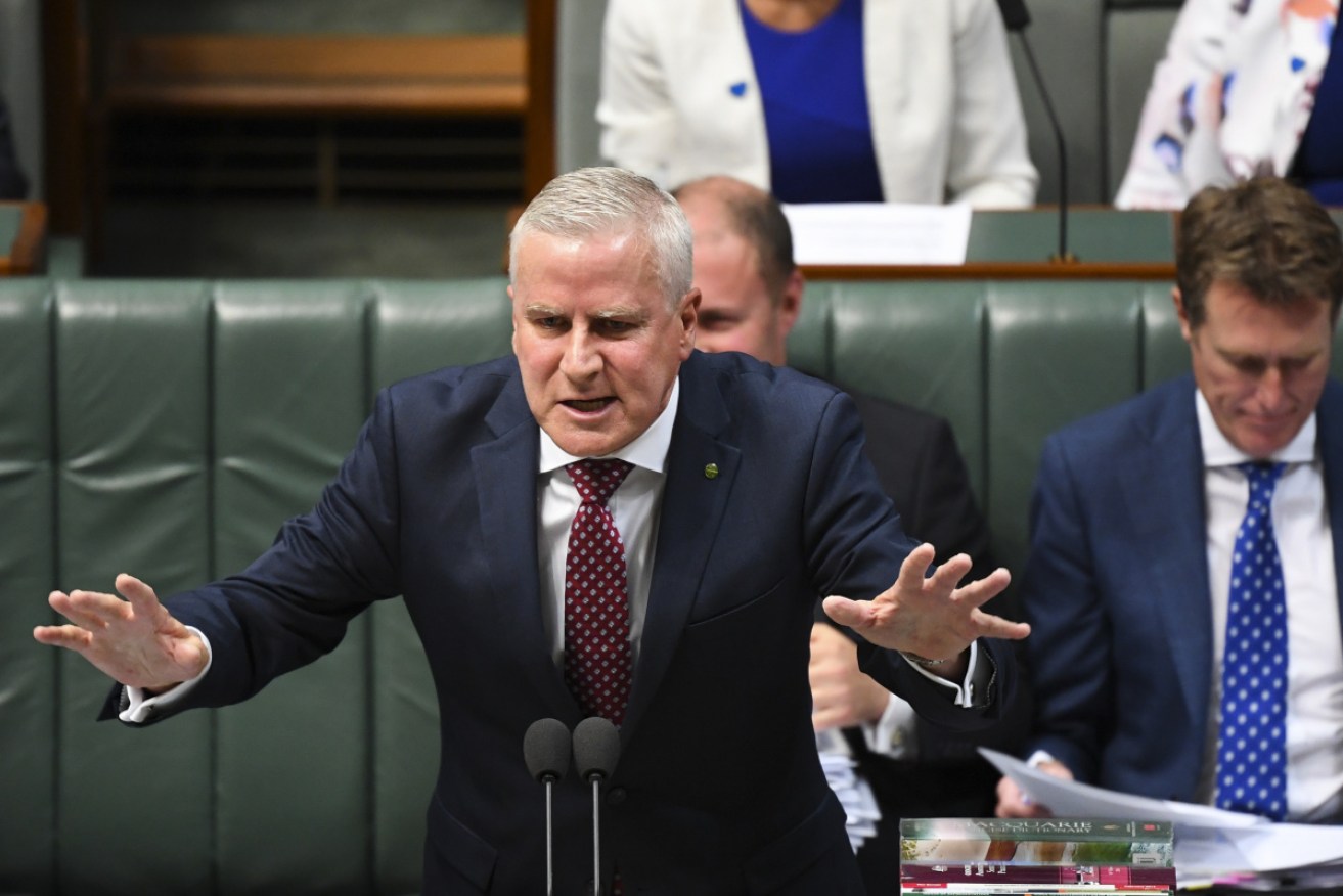 Deputy Prime Minister Michael McCormack speaks in Question Time on Wednesday.