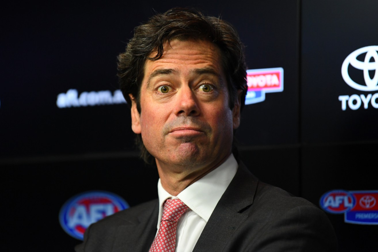 AFL chief Gillon McLachlan is optimistic positive news will flow out of state and federal governments and cancel out the need for long-term stays in hubs.