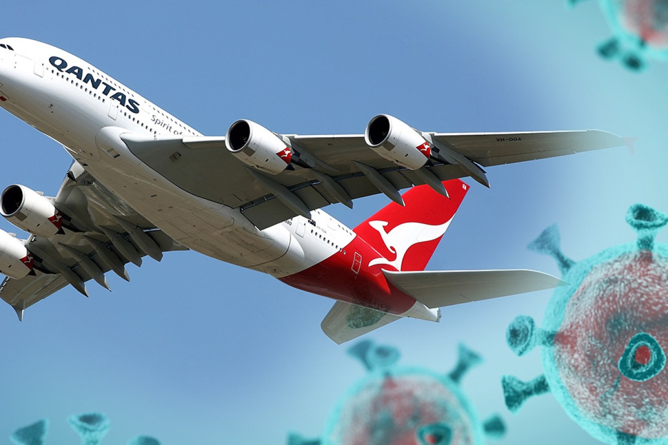 Australians are being urged to secure flights out of the USA before Qantas and other airlines stop flying. 