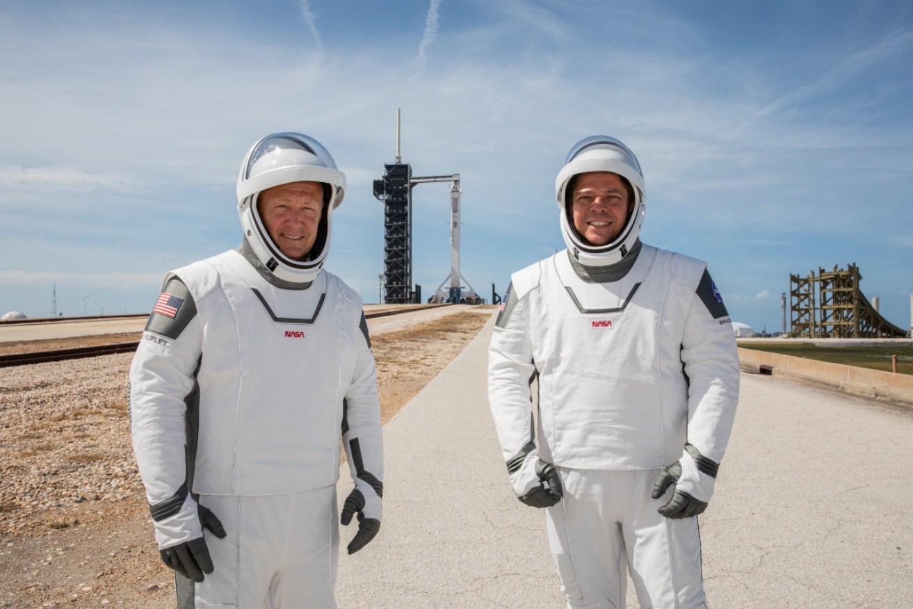 Douglas Hurley and Robert Behnken will on Wednesday travel to the International Space Station.