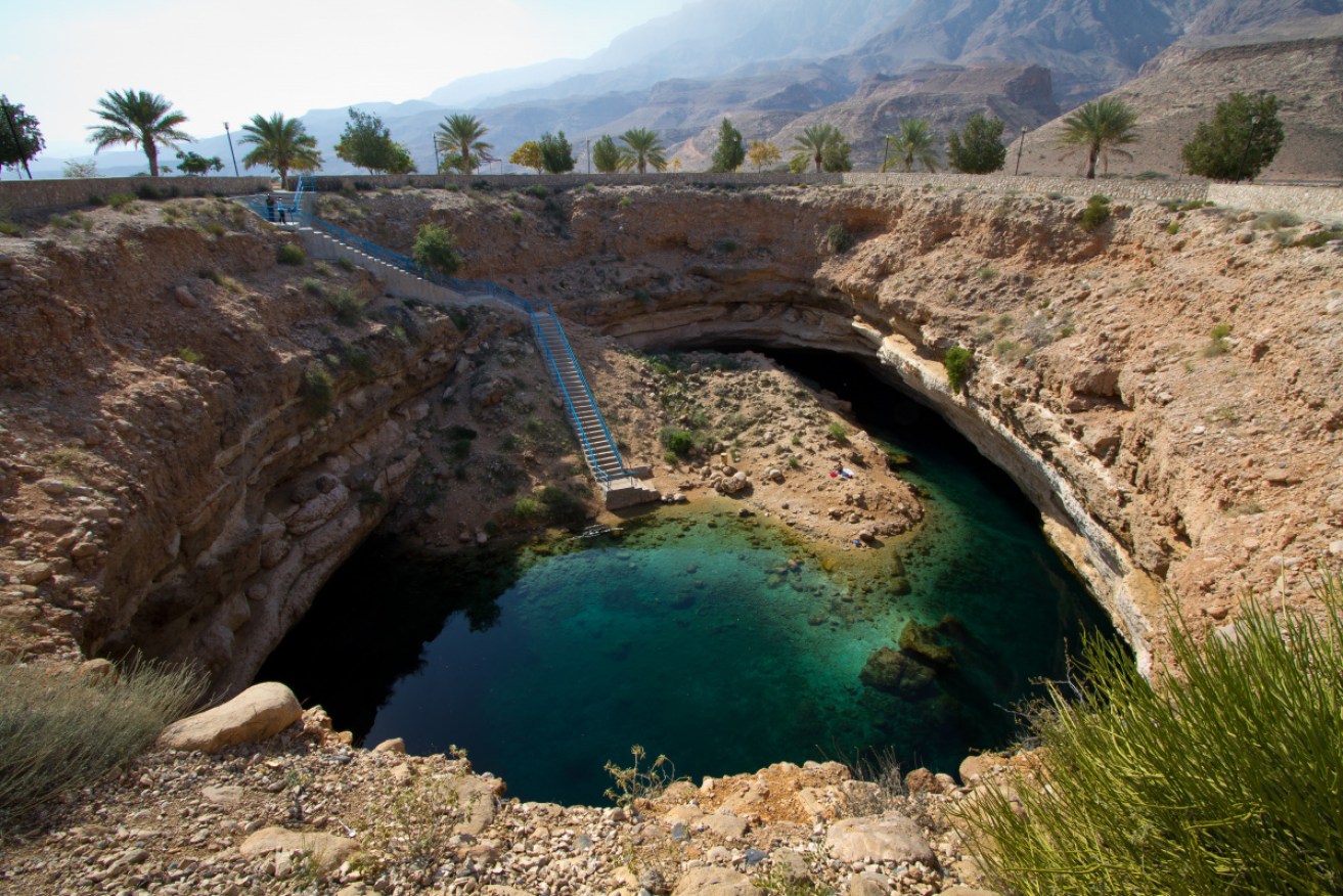 Come on in, the water's great – Hawaiyat Najm in Oman.