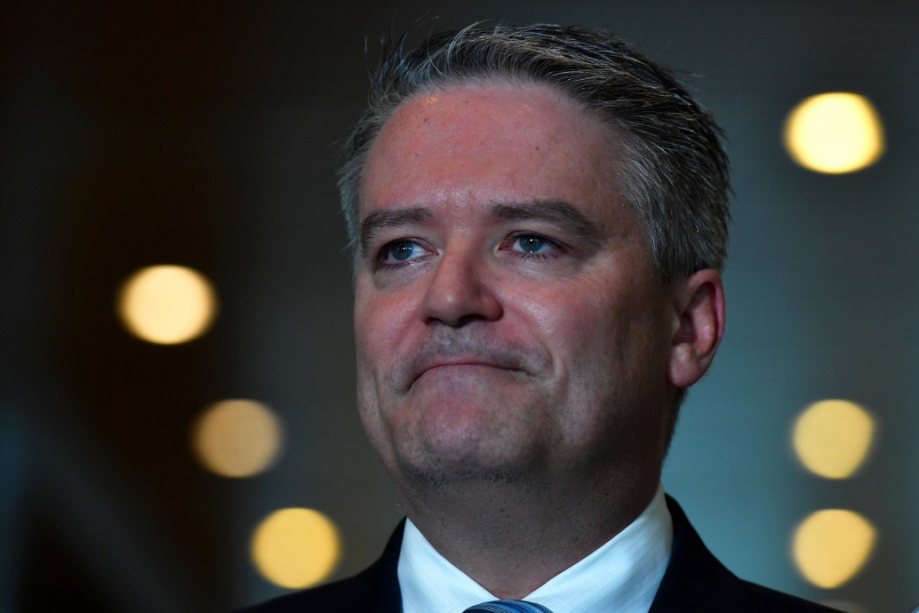 Mathias Cormann will stand down from cabinet at the end of the year.  Photo: AAP