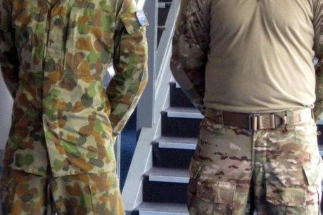 Australian soldiers have a weighty problem. The proof is in their trousers