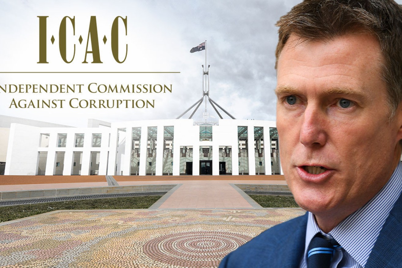 Christian Porter has announced plans for a federal anti-corruption body.