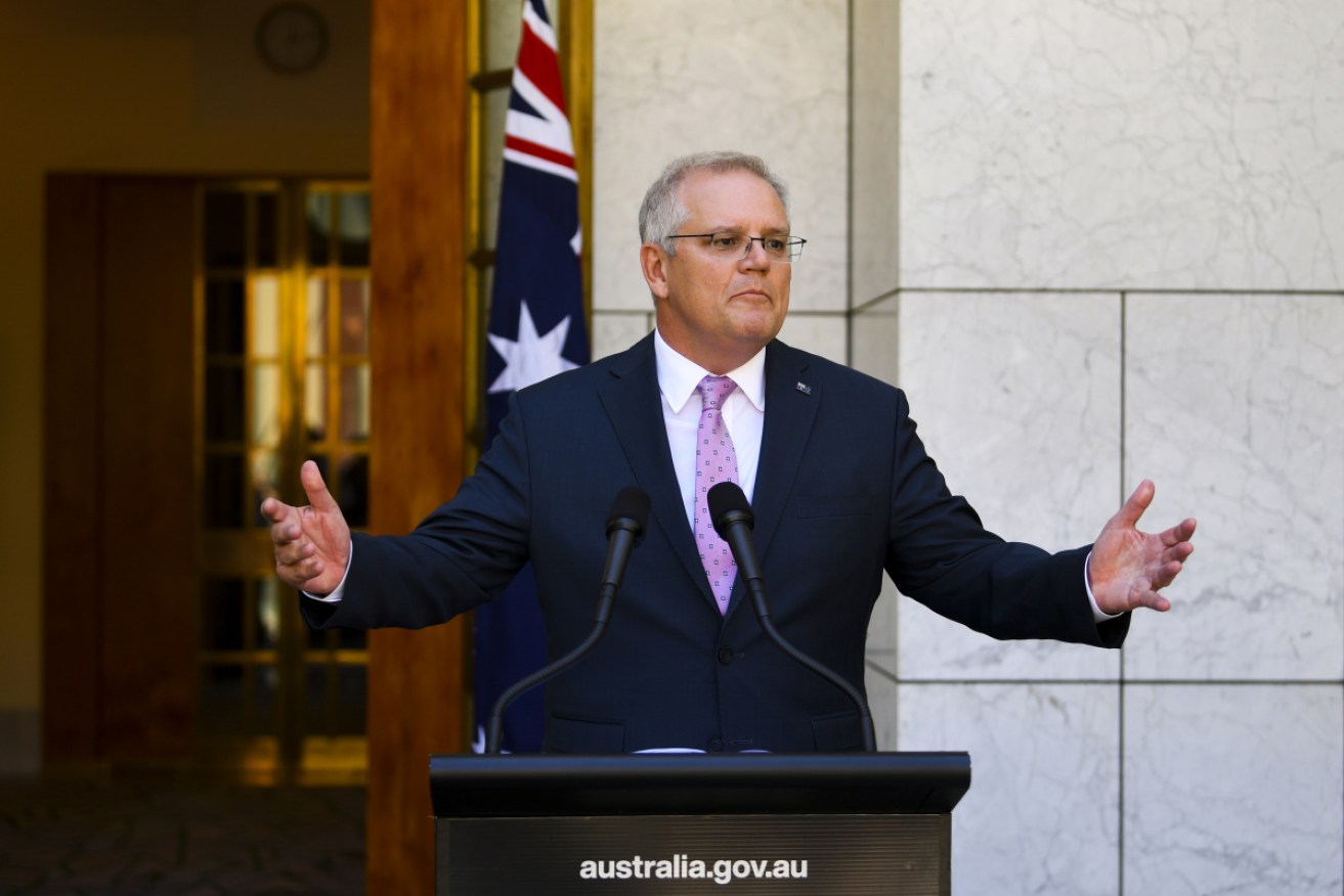 Scott Morrison in Canberra on Tuesday.