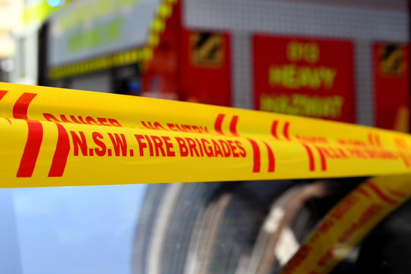 A man suffered critical injuries in a Sydney unit fire and later died in hospital.