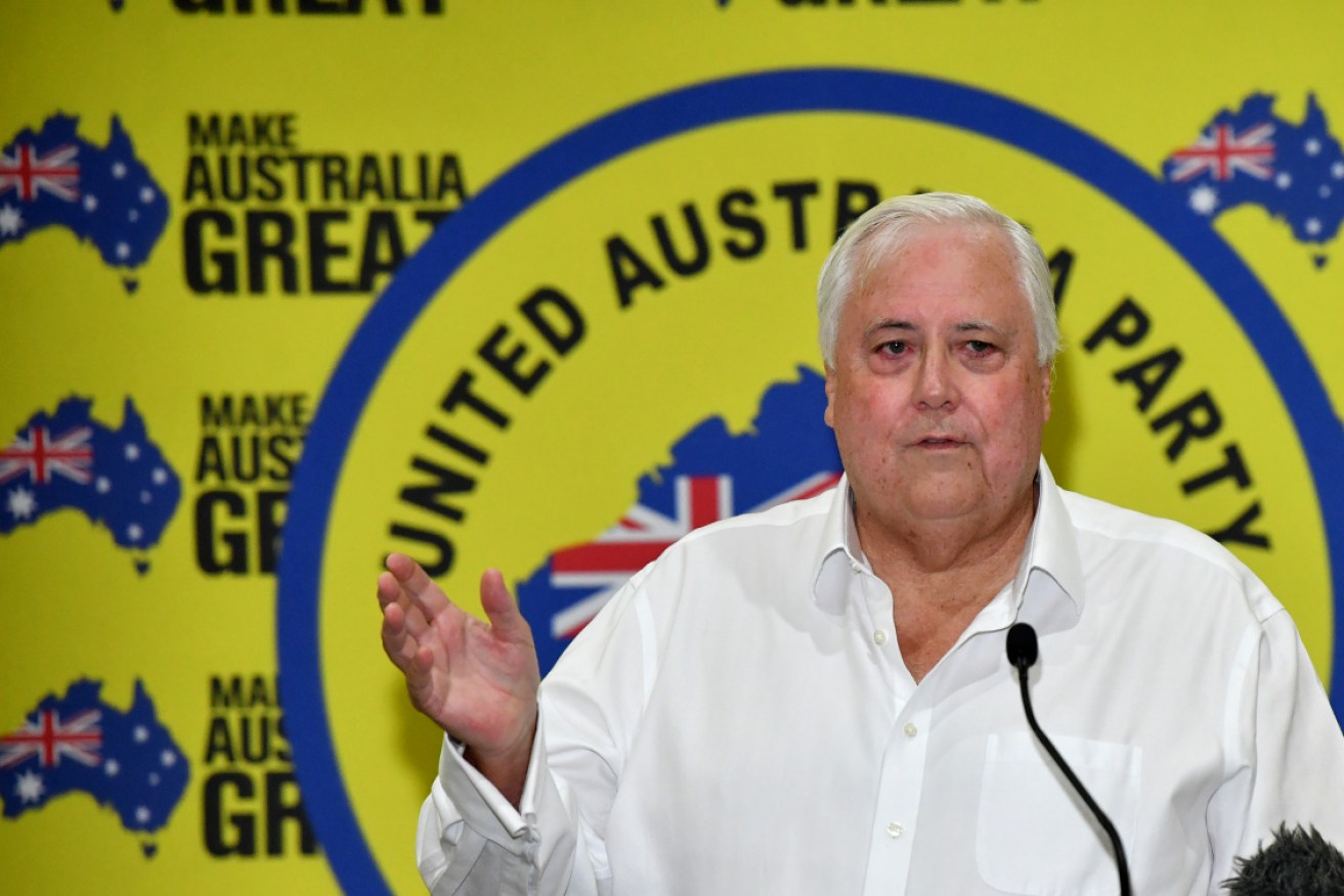 Clive Palmer imported millions of doses of HCQ, only for them to be destroyed after sitting in a warehouse. Photo: AAP
